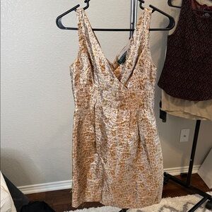 Ralph Lauren Gold Holiday Dress